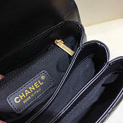 Chanel Calfskin Handbag Shoulderbag Black 19cm - 2