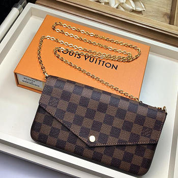 LOUIS VUITTON FÉLICIE POCHETTE Wallet 21cm