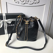 Chanel BACKPACK Black Bucket Bag 26cm - 1