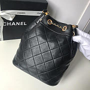 Chanel BACKPACK Black Bucket Bag 26cm - 4