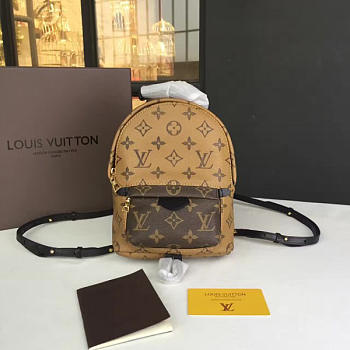 Louis Vuitton Palm Springs Backpack Mini Monogram Reverse Canvas 22cm 