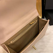 Chanel Flap Bag Pearl Lambskin Beige AS0585 21cm - 5
