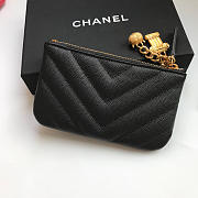 Chanel New Series Wallet Black 82365 9.5cm - 2