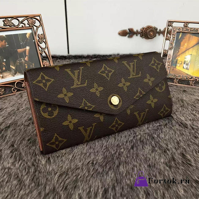 Louis Vuitton Jeanne Wallet Brown 19cm - 1