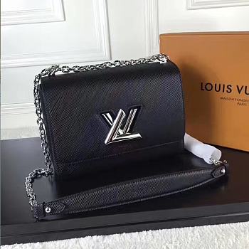 Louis Vuitton TWIST MM NOIR 3682 23cm