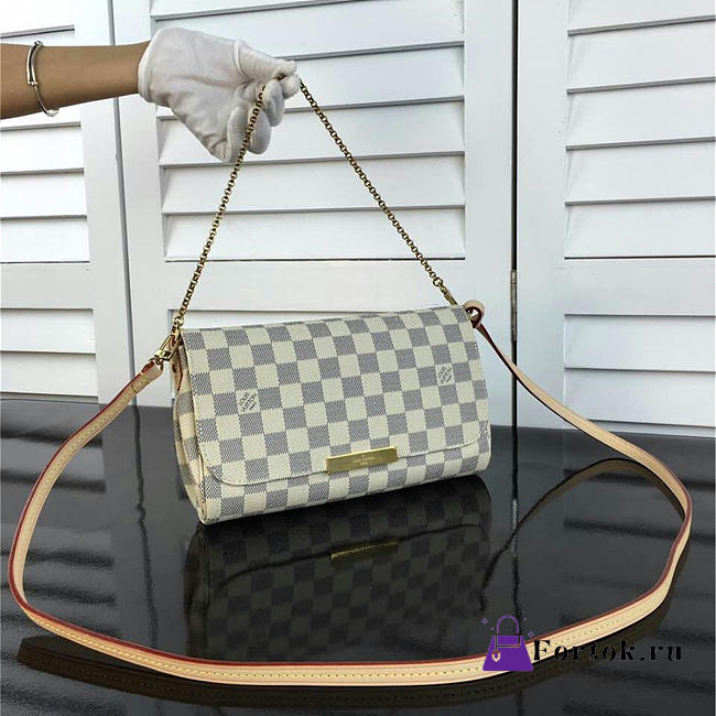 Louis Vuitton Favorite MM Damier Azur Canvas 3638 28cm  - 1