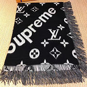 Louis Vuitton Supreme Scarf Black  - 1