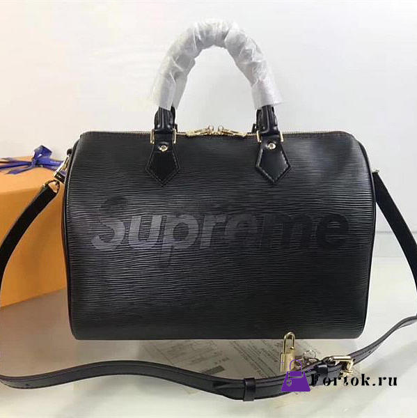 Louis Vuitton Supreme Handbag Black M40432 - 1