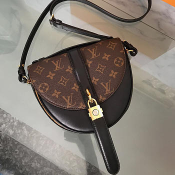 Louis Vuitton CHANTILLY LOCK tote handbag black M43645