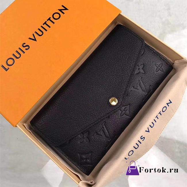 Louis Vuitton Sarah Wallet Noir - 1