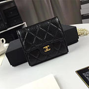 Chanel purse Clutch caviar gold buckle 10218184 11.5cm  - 1