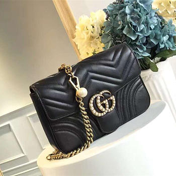 Gucci GG Leather Marmont Bag