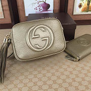 Gucci Soho Disco Leather Bag Golden Z2361 21cm - 1