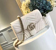 Gucci Marmont Bag White 2635 21.5cm - 1