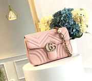 Gucci Marmont Bag Pink 2638 - 1