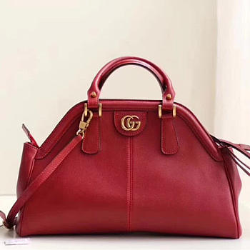 GUCCI RE(BELLE) MEDIUM TOP HANDLE BAG ‎516459 RED 39cm