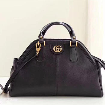 GUCCI RE(BELLE) MEDIUM TOP HANDLE BAG ‎516459 BLACK 39cm