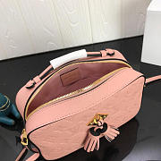 LOUIS VUITTON Saintonge Handbag Pink 22cm  - 6
