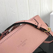 LOUIS VUITTON Saintonge Handbag Pink 22cm  - 5