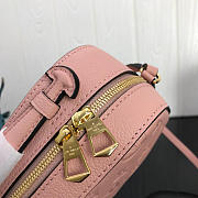 LOUIS VUITTON Saintonge Handbag Pink 22cm  - 4