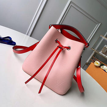 LOUIS VUITTON Mini bucket bag NéoNoé BB Handbag Pink 20cm 