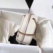 Chanel Cruise Ship Small Round Bag White/ Black - 2