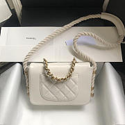 Chanel Flap Bag Postman's Bag White 22cm - 2
