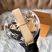 LOUIS VUITTON Transparent Storage Box GI0203 13cm - 5