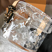 LOUIS VUITTON Transparent Storage Box GI0203 13cm - 4