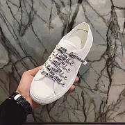 Dior Alphabet Canvas Shoes White - 3