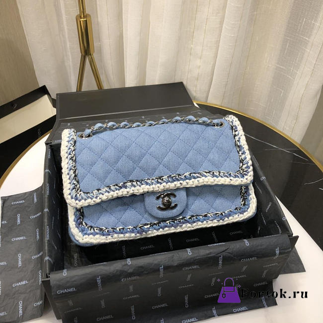 Chanel Woven Twill Soft Wool CF Bags - 1