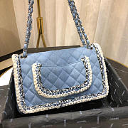 Chanel Woven Twill Soft Wool CF Bags - 6