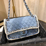 Chanel Woven Twill Soft Wool CF Bags - 5