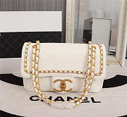 Chanel Flap Bag White 27cm - 1