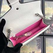 Gucci White Small Chain Bag 19cm - 6