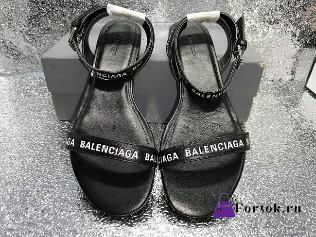 Balenciaga Slippers Black - 1