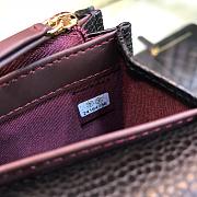 Chanel classic long lychee wallet black 10.5cm - 5
