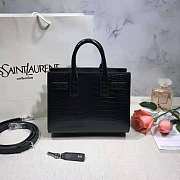 YSL Classic Sac-De-Jour Nano Black 22cm - 5