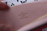 LOUIS VUITTON Micro Pochette Accessories Wallet Red&Pink 19cm - 5