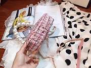 Chanel 2019ss Woolen Pearl Bag Pink - 4