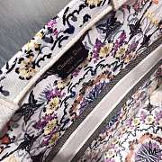 Dior Colored Jacquard Canvas Handbag 03 - 5