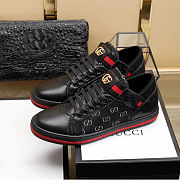 Gucci Man Shoes White And Black - 2