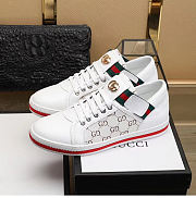 Gucci Man Shoes White And Black - 4