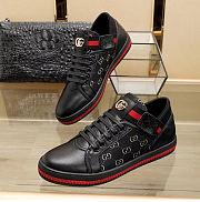 Gucci Man Shoes White And Black - 6