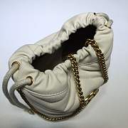 GUCCI White GG Marmont Gold Vuckle Leather - 5