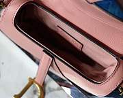 Dior Saddle Bag Original Leather Pink 26cm - 2