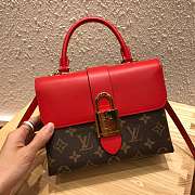 LOUIS VUITTON Locky Postman Package Red - 1