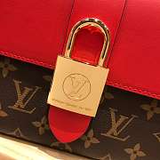 LOUIS VUITTON Locky Postman Package Red - 5