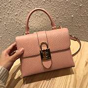 LOUIS VUITTON Locky postman package Pink M52879 20.5cm  - 1