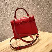 LOUIS VUITTON Locky Postman Package Handbag Red 20.5cm  - 2